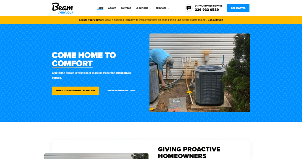 Beam Airflow Charlotte, North Carolina